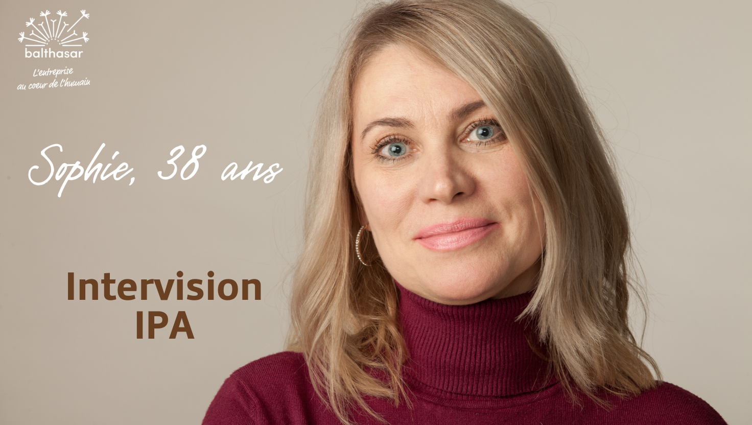 Sophie 38 ans IPA Séance d'intervision balthasar formation à Morges
